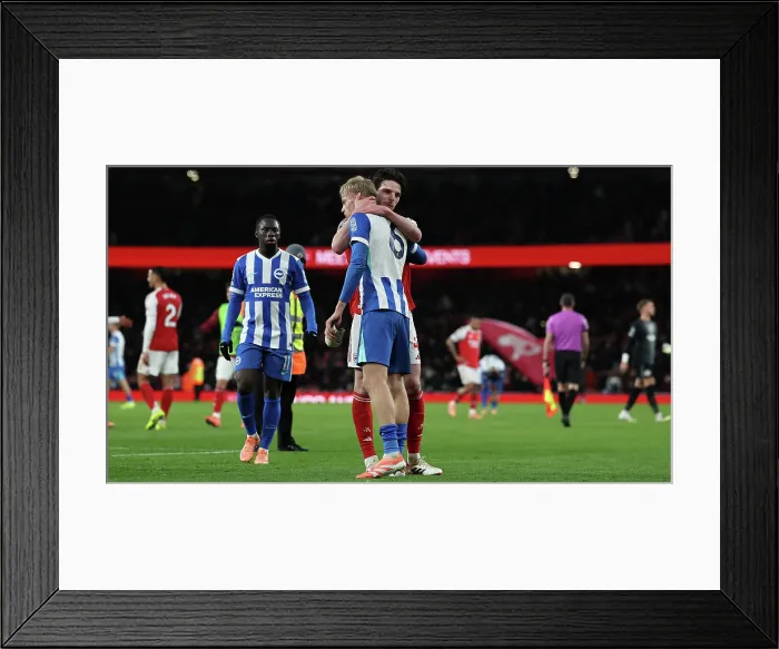 Framed Print : Arsenal v Brighton and Hove Albion Premier League 27DEC25 Framed Print : Arsenal v Brighton and Hove Albion Premier League 27DEC25
