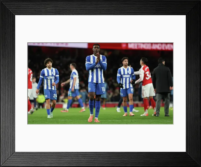 Framed Print : Arsenal v Brighton and Hove Albion Premier League 27DEC25 Framed Print : Arsenal v Brighton and Hove Albion Premier League 27DEC25