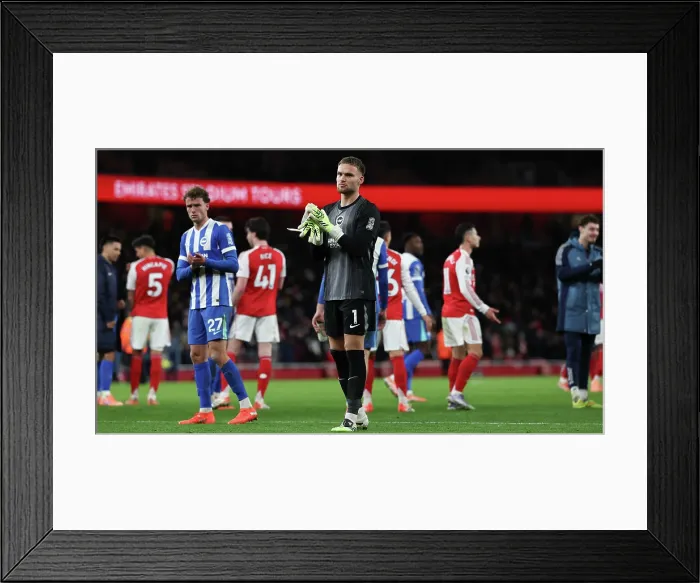 Framed Print : Arsenal v Brighton and Hove Albion Premier League 27DEC25 Framed Print : Arsenal v Brighton and Hove Albion Premier League 27DEC25