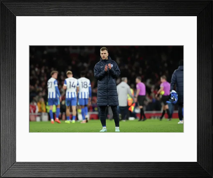 Framed Print : Arsenal v Brighton and Hove Albion Premier League 27DEC25 Framed Print : Arsenal v Brighton and Hove Albion Premier League 27DEC25