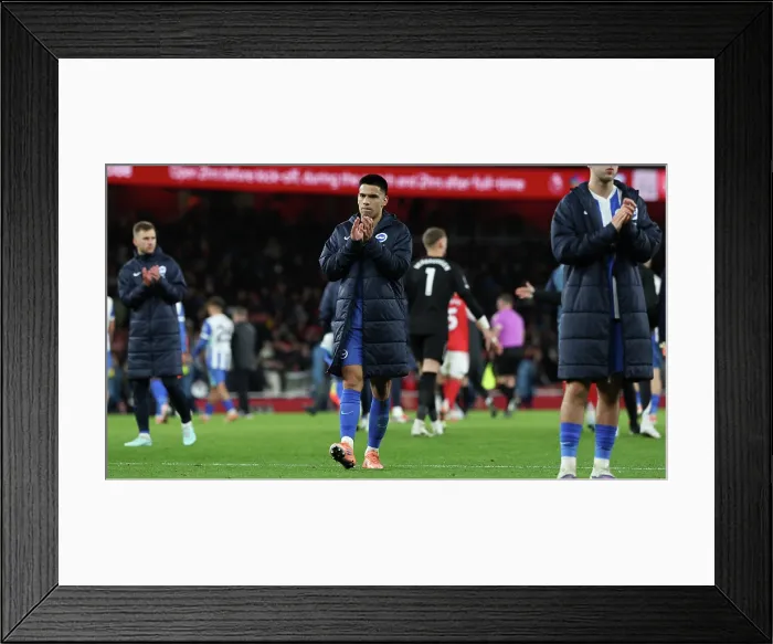 Framed Print : Arsenal v Brighton and Hove Albion Premier League 27DEC25 Framed Print : Arsenal v Brighton and Hove Albion Premier League 27DEC25