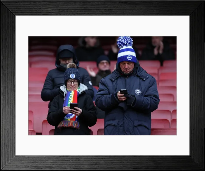 Framed Print : Arsenal v Brighton and Hove Albion Premier League 27DEC25