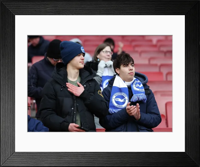 Framed Print : Arsenal v Brighton and Hove Albion Premier League 27DEC25