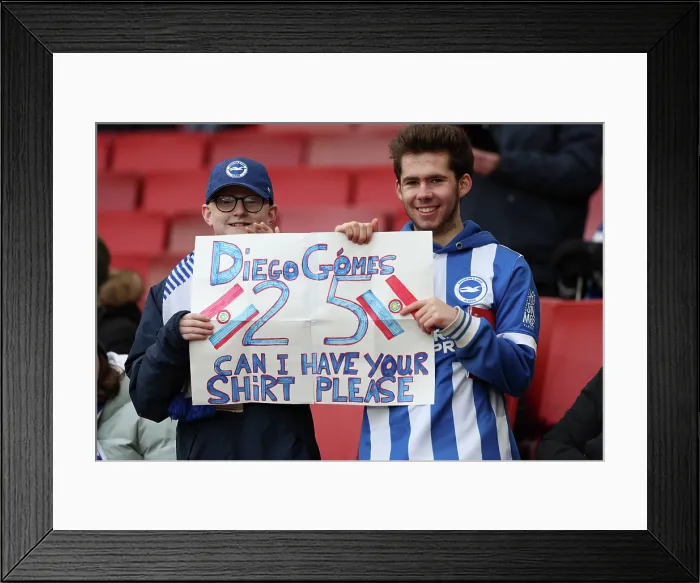 Framed Print : Arsenal v Brighton and Hove Albion Premier League 27DEC25