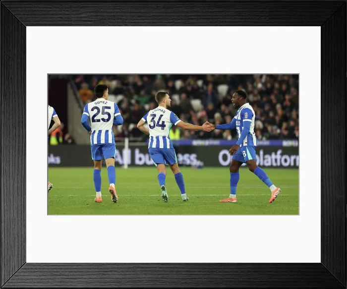 Framed Print : West Ham United v Brighton and Hove Albion Premier League 30DEC25 Framed Print : West Ham United v Brighton and Hove Albion Premier League 30DEC25