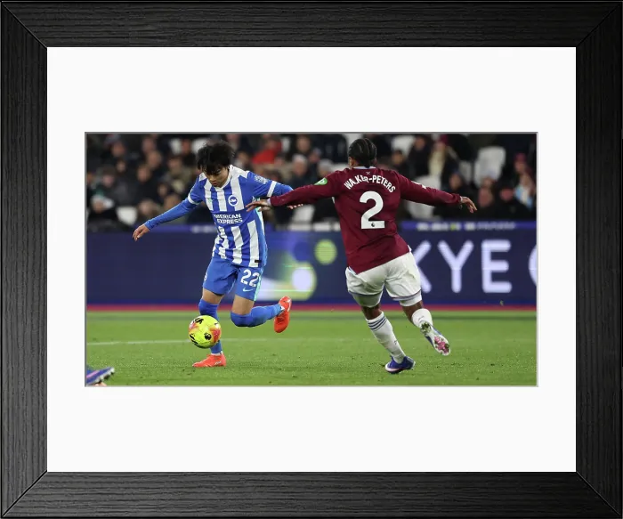 Framed Print : West Ham United v Brighton and Hove Albion Premier League 30DEC25 Framed Print : West Ham United v Brighton and Hove Albion Premier League 30DEC25