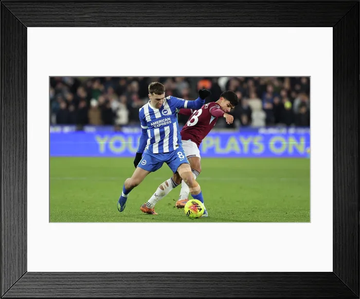 Framed Print : West Ham United v Brighton and Hove Albion Premier League 30DEC25 Framed Print : West Ham United v Brighton and Hove Albion Premier League 30DEC25