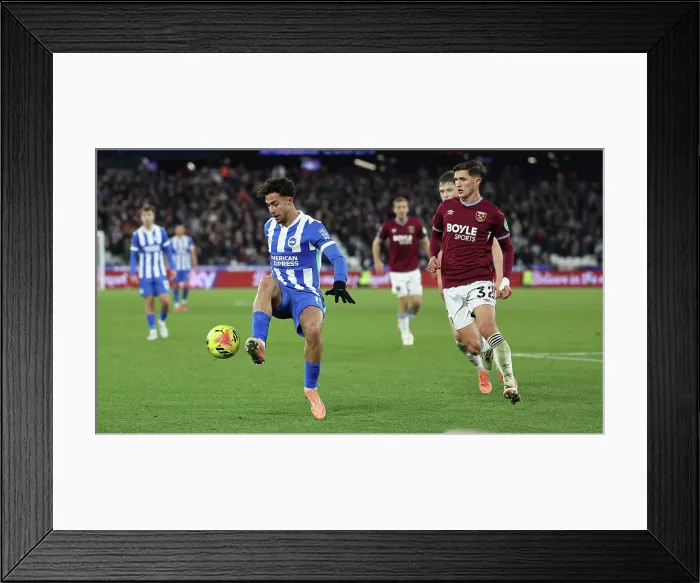 Framed Print : West Ham United v Brighton and Hove Albion Premier League 30DEC25 Framed Print : West Ham United v Brighton and Hove Albion Premier League 30DEC25