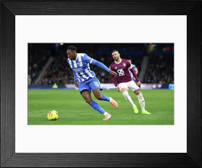 Framed Print : Brighton and Hove Albion v Burnley Premier League 03JAN26 Framed Print : Brighton and Hove Albion v Burnley Premier League 03JAN26