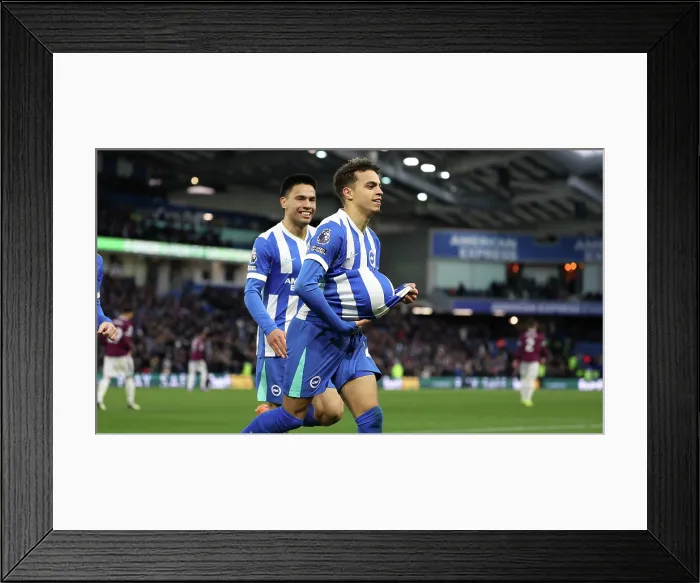 Framed Print : Brighton and Hove Albion v Burnley Premier League 03JAN26 Framed Print : Brighton and Hove Albion v Burnley Premier League 03JAN26