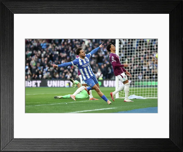 Framed Print : Brighton and Hove Albion v Burnley Premier League 03JAN26 Framed Print : Brighton and Hove Albion v Burnley Premier League 03JAN26