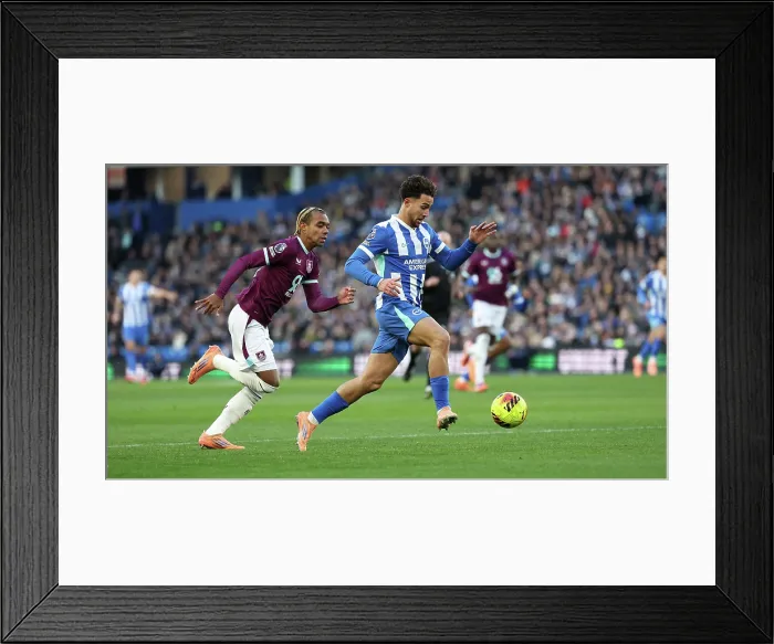 Framed Print : Brighton and Hove Albion v Burnley Premier League 03JAN26 Framed Print : Brighton and Hove Albion v Burnley Premier League 03JAN26