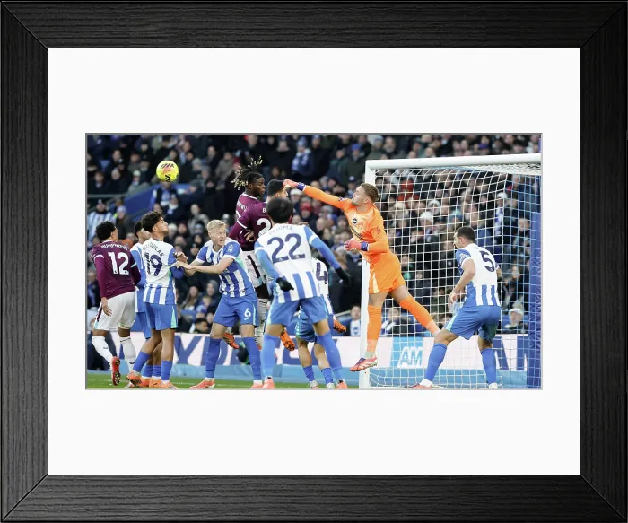 Framed Print : Brighton and Hove Albion v Burnley Premier League 03JAN26 Framed Print : Brighton and Hove Albion v Burnley Premier League 03JAN26