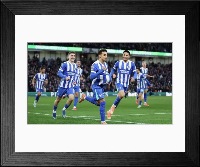 Framed Print : Brighton and Hove Albion v Burnley Premier League 03JAN26 Framed Print : Brighton and Hove Albion v Burnley Premier League 03JAN26