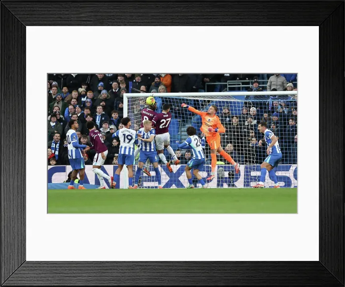 Framed Print : Brighton and Hove Albion v Burnley Premier League 03JAN26 Framed Print : Brighton and Hove Albion v Burnley Premier League 03JAN26