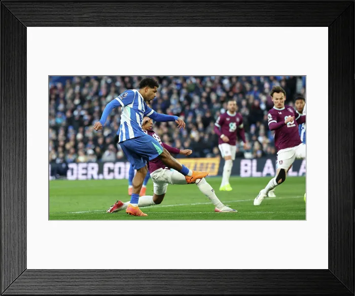 Framed Print : Brighton and Hove Albion v Burnley Premier League 03JAN26 Framed Print : Brighton and Hove Albion v Burnley Premier League 03JAN26
