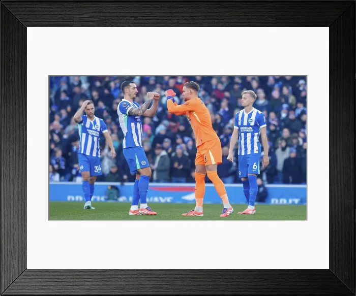 Framed Print : Brighton and Hove Albion v Burnley Premier League 03JAN26 Framed Print : Brighton and Hove Albion v Burnley Premier League 03JAN26