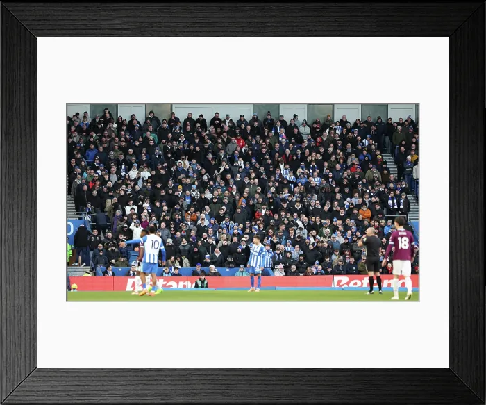 Framed Print : Brighton and Hove Albion v Burnley Premier League 03JAN26
