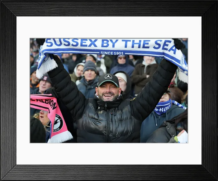 Framed Print : Brighton and Hove Albion v Burnley Premier League 03JAN26 Framed Print : Brighton and Hove Albion v Burnley Premier League 03JAN26