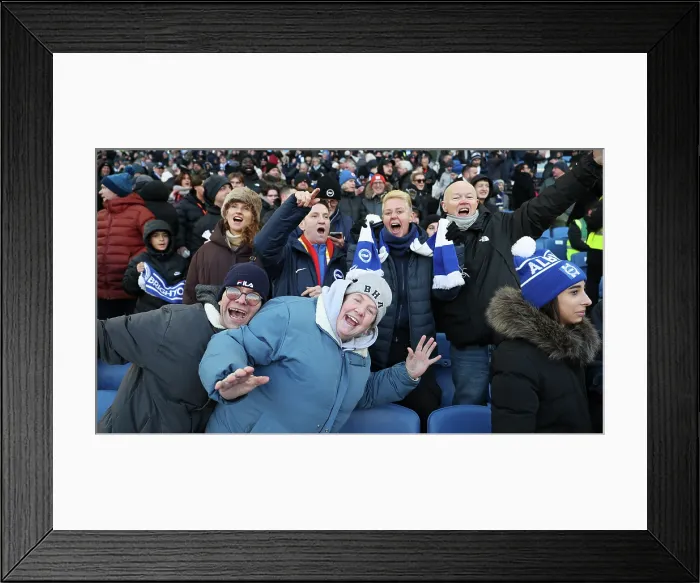 Framed Print : Brighton and Hove Albion v Burnley Premier League 03JAN26 Framed Print : Brighton and Hove Albion v Burnley Premier League 03JAN26