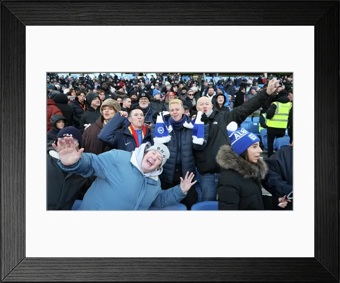 Framed Print : Brighton and Hove Albion v Burnley Premier League 03JAN26