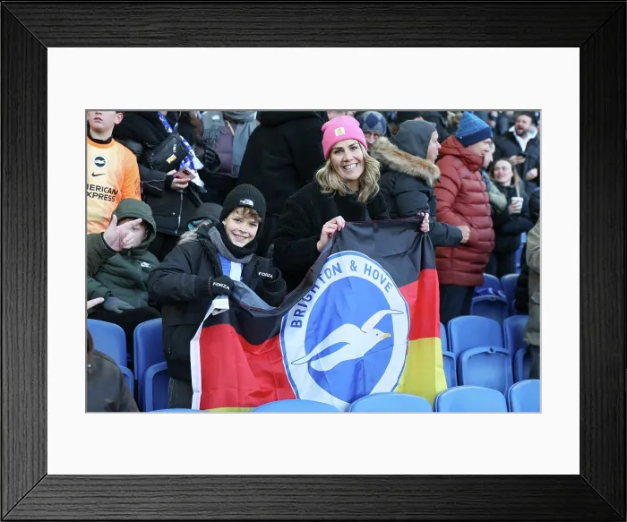 Framed Print : Brighton and Hove Albion v Burnley Premier League 03JAN26 Framed Print : Brighton and Hove Albion v Burnley Premier League 03JAN26