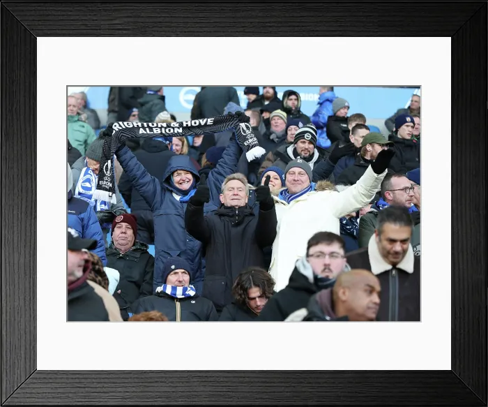 Framed Print : Brighton and Hove Albion v Burnley Premier League 03JAN26 Framed Print : Brighton and Hove Albion v Burnley Premier League 03JAN26