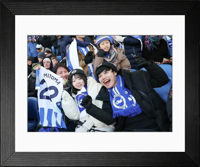Framed Print : Brighton and Hove Albion v Burnley Premier League 03JAN26 Framed Print : Brighton and Hove Albion v Burnley Premier League 03JAN26