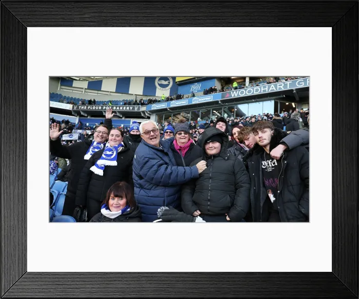Framed Print : Brighton and Hove Albion v Burnley Premier League 03JAN26 Framed Print : Brighton and Hove Albion v Burnley Premier League 03JAN26