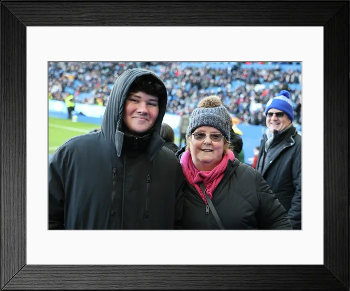 Framed Print : Brighton and Hove Albion v Burnley Premier League 03JAN26
