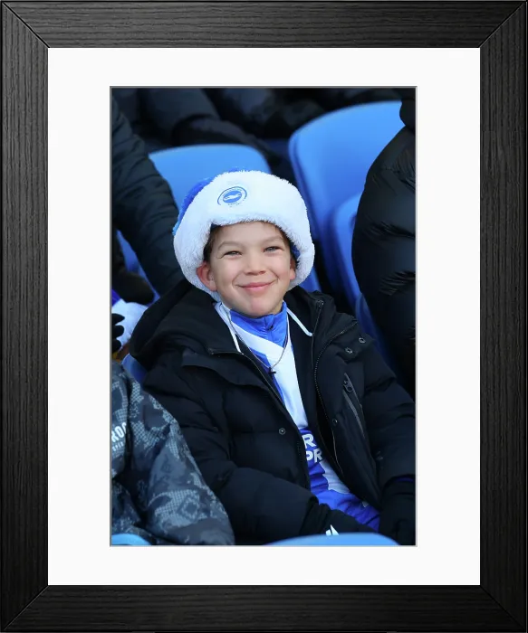Framed Print : Brighton and Hove Albion v Burnley Premier League 03JAN26