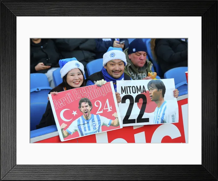 Framed Print : Brighton and Hove Albion v Burnley Premier League 03JAN26 Framed Print : Brighton and Hove Albion v Burnley Premier League 03JAN26