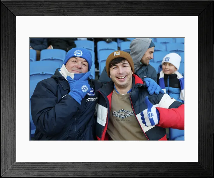 Framed Print : Brighton and Hove Albion v Burnley Premier League 03JAN26