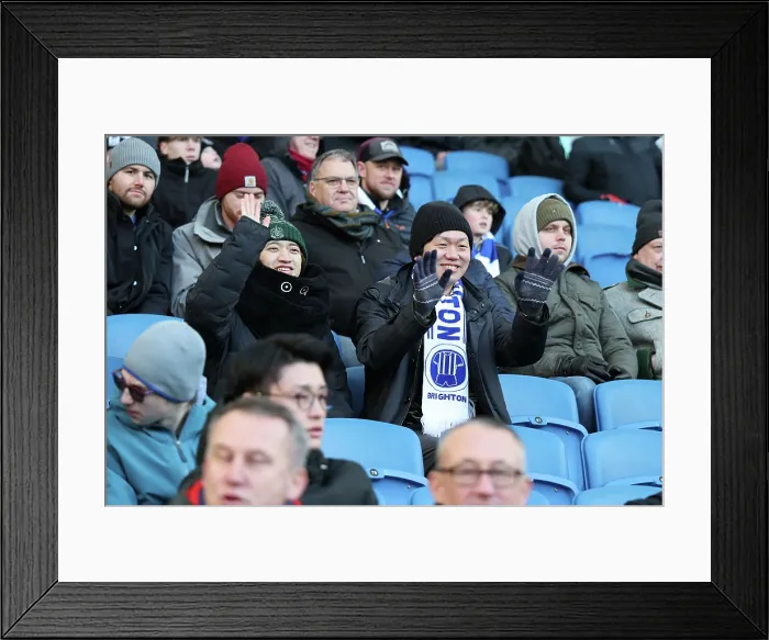 Framed Print : Brighton and Hove Albion v Burnley Premier League 03JAN26 Framed Print : Brighton and Hove Albion v Burnley Premier League 03JAN26