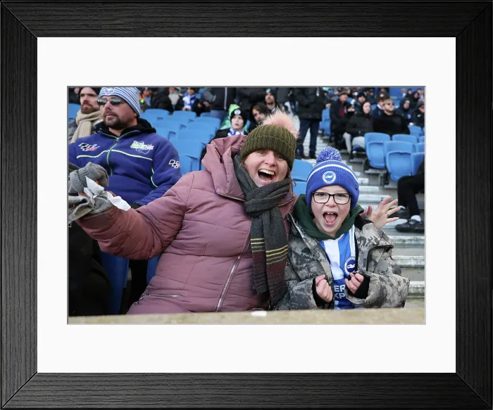 Framed Print : Brighton and Hove Albion v Burnley Premier League 03JAN26 Framed Print : Brighton and Hove Albion v Burnley Premier League 03JAN26