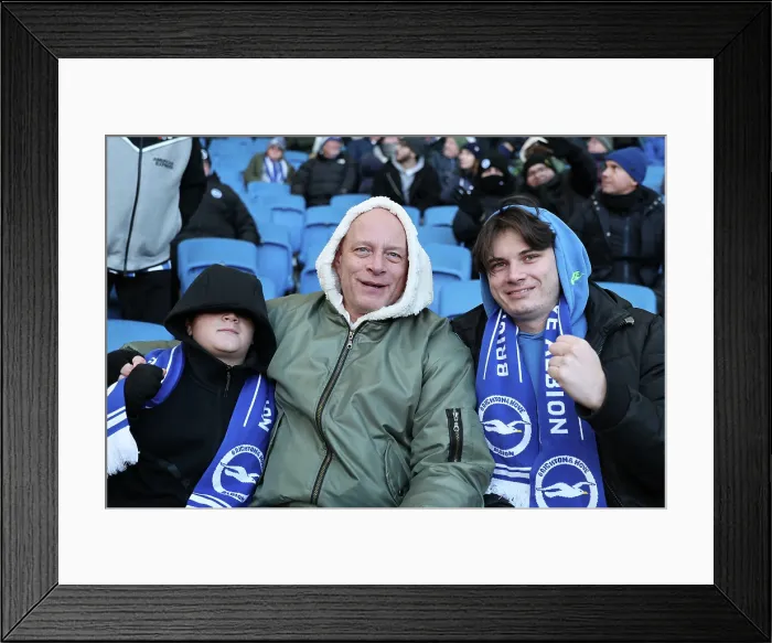 Framed Print : Brighton and Hove Albion v Burnley Premier League 03JAN26 Framed Print : Brighton and Hove Albion v Burnley Premier League 03JAN26