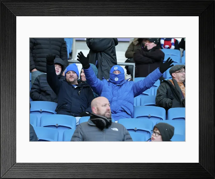 Framed Print : Brighton and Hove Albion v Burnley Premier League 03JAN26 Framed Print : Brighton and Hove Albion v Burnley Premier League 03JAN26