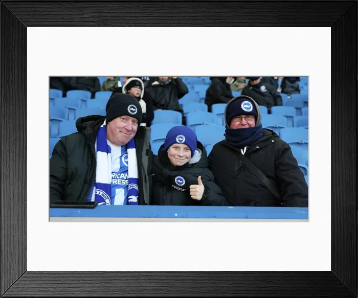 Framed Print : Brighton and Hove Albion v Burnley Premier League 03JAN26 Framed Print : Brighton and Hove Albion v Burnley Premier League 03JAN26