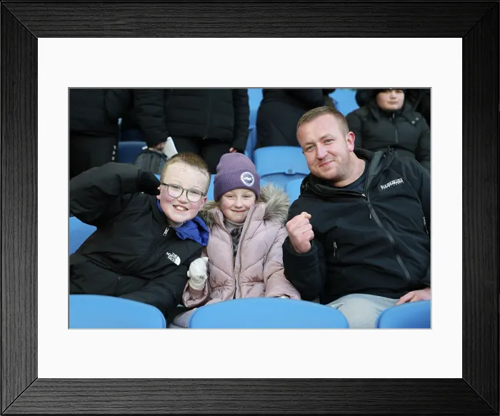 Framed Print : Brighton and Hove Albion v Burnley Premier League 03JAN26 Framed Print : Brighton and Hove Albion v Burnley Premier League 03JAN26
