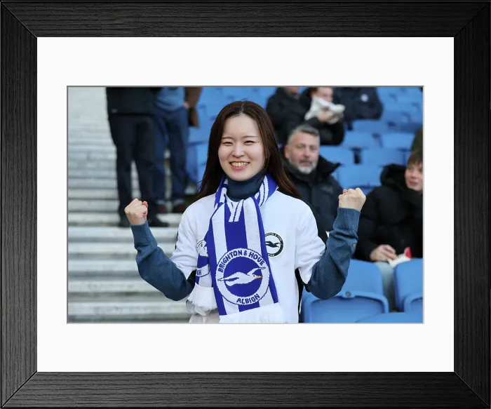 Framed Print : Brighton and Hove Albion v Burnley Premier League 03JAN26 Framed Print : Brighton and Hove Albion v Burnley Premier League 03JAN26