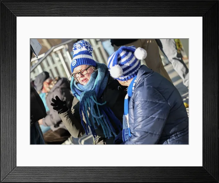 Framed Print : Brighton and Hove Albion v Burnley Premier League 03JAN26