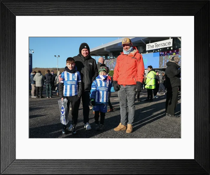 Framed Print : Brighton and Hove Albion v Burnley Premier League 03JAN26 Framed Print : Brighton and Hove Albion v Burnley Premier League 03JAN26