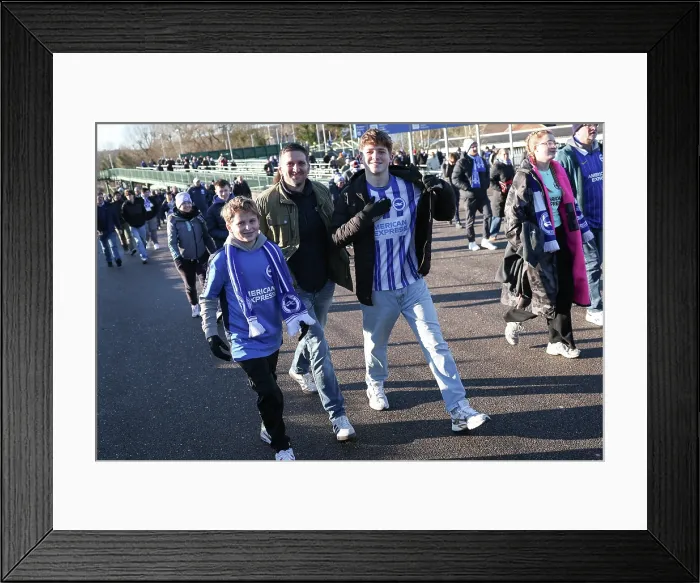 Framed Print : Brighton and Hove Albion v Burnley Premier League 03JAN26 Framed Print : Brighton and Hove Albion v Burnley Premier League 03JAN26