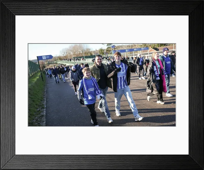 Framed Print : Brighton and Hove Albion v Burnley Premier League 03JAN26 Framed Print : Brighton and Hove Albion v Burnley Premier League 03JAN26
