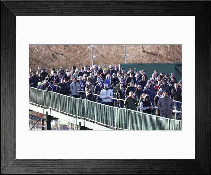 Framed Print : Brighton and Hove Albion v Burnley Premier League 03JAN26
