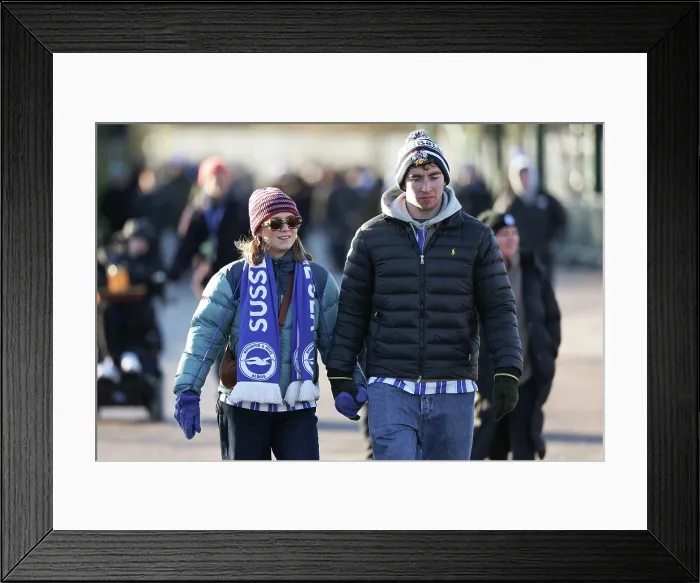 Framed Print : Brighton and Hove Albion v Burnley Premier League 03JAN26 Framed Print : Brighton and Hove Albion v Burnley Premier League 03JAN26