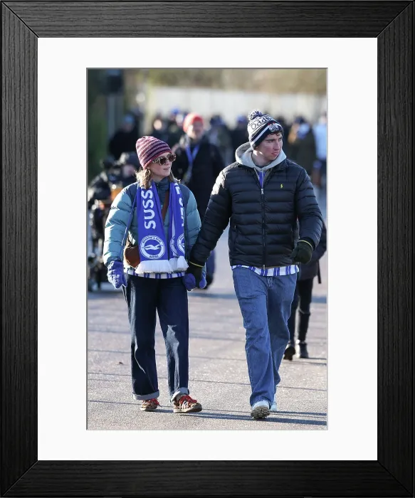 Framed Print : Brighton and Hove Albion v Burnley Premier League 03JAN26 Framed Print : Brighton and Hove Albion v Burnley Premier League 03JAN26