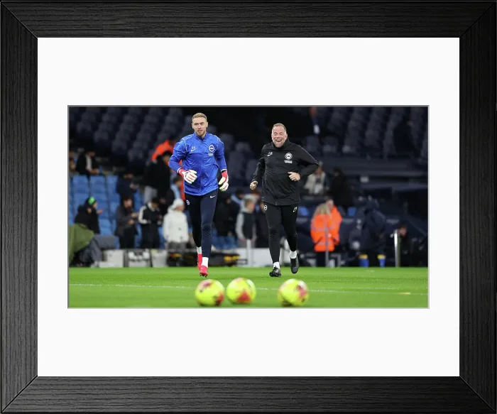 Framed Print : Manchester City v Brighton and Hove Albion Premier League 04JAN26 Framed Print : Manchester City v Brighton and Hove Albion Premier League 04JAN26