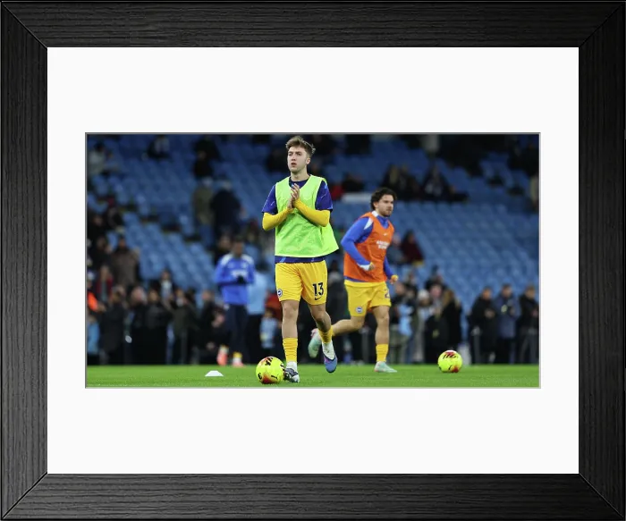 Framed Print : Manchester City v Brighton and Hove Albion Premier League 04JAN26 Framed Print : Manchester City v Brighton and Hove Albion Premier League 04JAN26