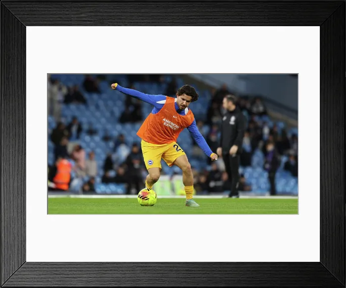 Framed Print : Manchester City v Brighton and Hove Albion Premier League 04JAN26 Framed Print : Manchester City v Brighton and Hove Albion Premier League 04JAN26